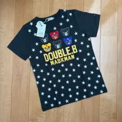 ★ダブルB★プロレスラー柄★140★マスクマン★ビー君★ミキハウス★新品★日本製