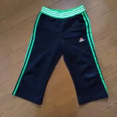 adidas ジャージ 10A 黒/緑　140cm