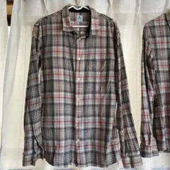 R.NEWBOLD  メンズチェックの長袖シャツ