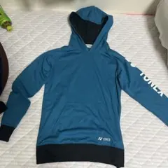 YONEX フード付きパーカー S 青