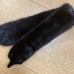 ミンク毛皮マフラー