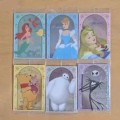 バンダイディズニーウエハース　キャラクターカード　アリエル　ベイマックス　プー