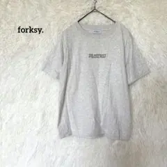 forksy. Tシャツ　カジュアル　レディース　ライトグレー　FREEのサムネイル