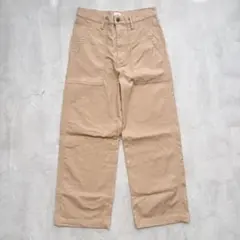 【EDWIN】ベイカーダックワイドパンツ ベージュ Mサイズ ストレッチのサムネイル