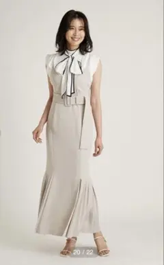 未使用 snidel プリーツナロージャンスカ アイボリー