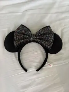 ディズニー カチューシャ ブラック ラインストーンのサムネイル