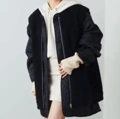 Chico キルティングライナー＋ボアベストSET