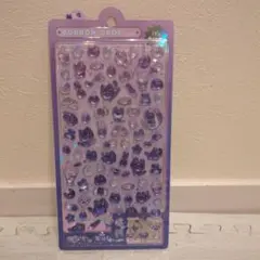 ボンボンドロップシール　ミニ　よるねこボンボン