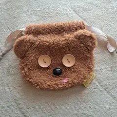 ティム TIM 巾着 USJ もこもこ巾着　キャラクターグッズ　ポーチ　中古