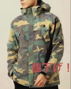 レア！廃盤カラーTHE NORTH FACE スクープジャケット M カモ迷彩