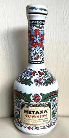 メタクサ　５スター　人形陶器ボトル　500ml オールド　46cm ブランデー メタクサ 5スター 人形陶器ボトル 500ml オールド 46cm