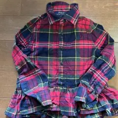 Polo Ralph Lauren チェック柄シャツ 4/4T ラルフローレン