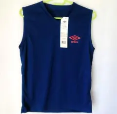 【新品未使用】umbro® 160サイズ Vネックスリーブレスシャツ