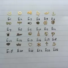 ネイルパーツ薄タイプ300円50個