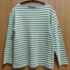 【美品】SAINT JAMES 定番 バスクシャツ ウエッソン カーキ