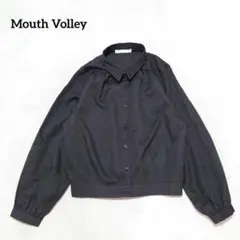 F8-3783　長袖シャツ　ボタン　裾ギャザー　M【Mouth Volley】