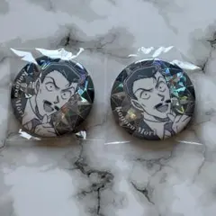 名探偵コナン　スパークル　缶バッジ　毛利小五郎