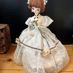 昭和レトロ 特大 アンティークフランス人形 - メルカリ