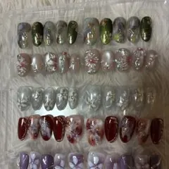 ネイルチップセット 多様なデザイン　高級品