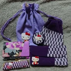 キティちゃん ちりめん 小物類5点セット