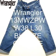 W38 L30 Wrangler 13MWZ グランジ ビッグ デニム 激ヒゲ