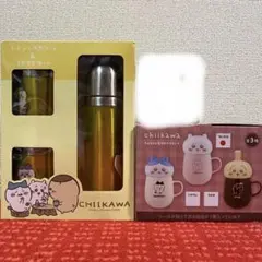 CHIIKAWA ステンレスボトル＆マグセット　チルタイム蓋付きマグカップ