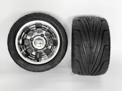 ホンダジャイロブラックアウトアルミホイール引っ張りタイヤ 235/30-10のサムネイル