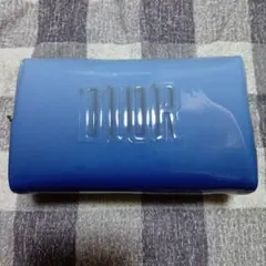 Dior 青ポーチ ブルー グラデーション 8x13x5cm