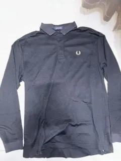 フレッドペリー ネイビー 長袖ポロシャツ