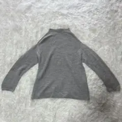 VICAPOTA レディース 長袖ニット M ウール グレー シンプル