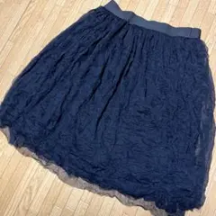 ニトカ ブラック シフォンスカートのサムネイル