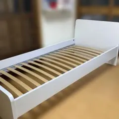 シングルベッド フレーム ホワイト すのこのサムネイル