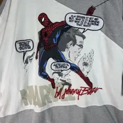 【稀少】90s Marvel × Johnny Blaze スパイダーマン XLのサムネイル