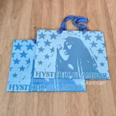 【HYSTERIC GLAMOUR】 ショップ袋　2枚セット　ブルーのサムネイル