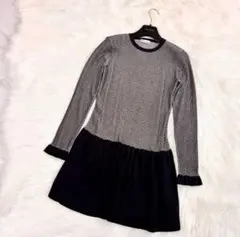 本物 コレクション レッドバレンティノ フレンチスリーブ ワンピース 