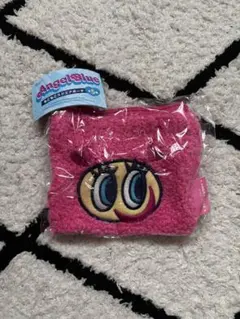 SALE【新品未開封】エンジェルブルー　もこもこスクエアポーチ　ピンク