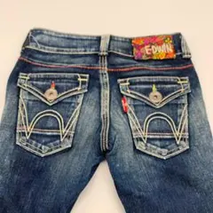 EDWIN MISS スキニーデニム 26×32 ジーンズ エドウィン ミスのサムネイル