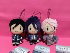 3種　刀剣乱舞 ぬいぐるみ マスコット 薬研藤四郎　宗左左文字　不動行光