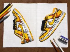 aj1 ダンク エアフォース1 オーダー制カスタムスニーカー　2次元彩色などなどのサムネイル