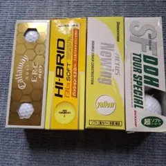 ゴルフボール 4種セット Callaway Dunlopのサムネイル