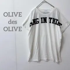 【オリーブデオリーブ】半袖Tシャツ ゆるだぼ フリーサイズ プリントロゴのサムネイル