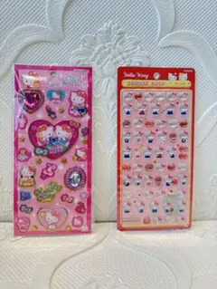 ハローキティ ボンボンドロップシールミニ　キラキラジュエルシール　サンリオ