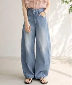 Wrangler ワイドレッグ デニムパンツのサムネイル