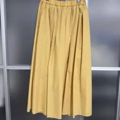 タックフレアカラーミディスカート