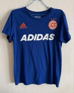 日本未発売モデル adidasサッカーTシャツ メンズ S ブルー USA公式のサムネイル