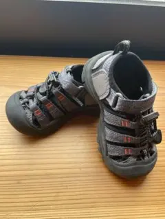 KEEN キッズサンダル グレー　オレンジ　ネイビー