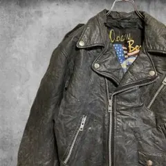BQLX レザー ジャケット 古着 80s 黒 ハーレー ダビッドソン HARLのサムネイル