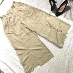 【今季大活躍★レイヤードにも】コロニー2139 ワイドパンツフロントスリット　M