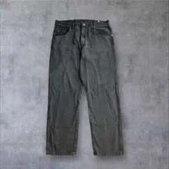 【W36×L30】Wrangler ラングラー ブラックデニム ボトム 黒 古着