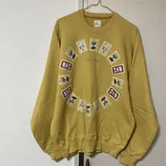 karlhelmutイエロー 円形プリント トレーナーのサムネイル